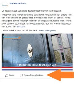 screenshot van het facebook event